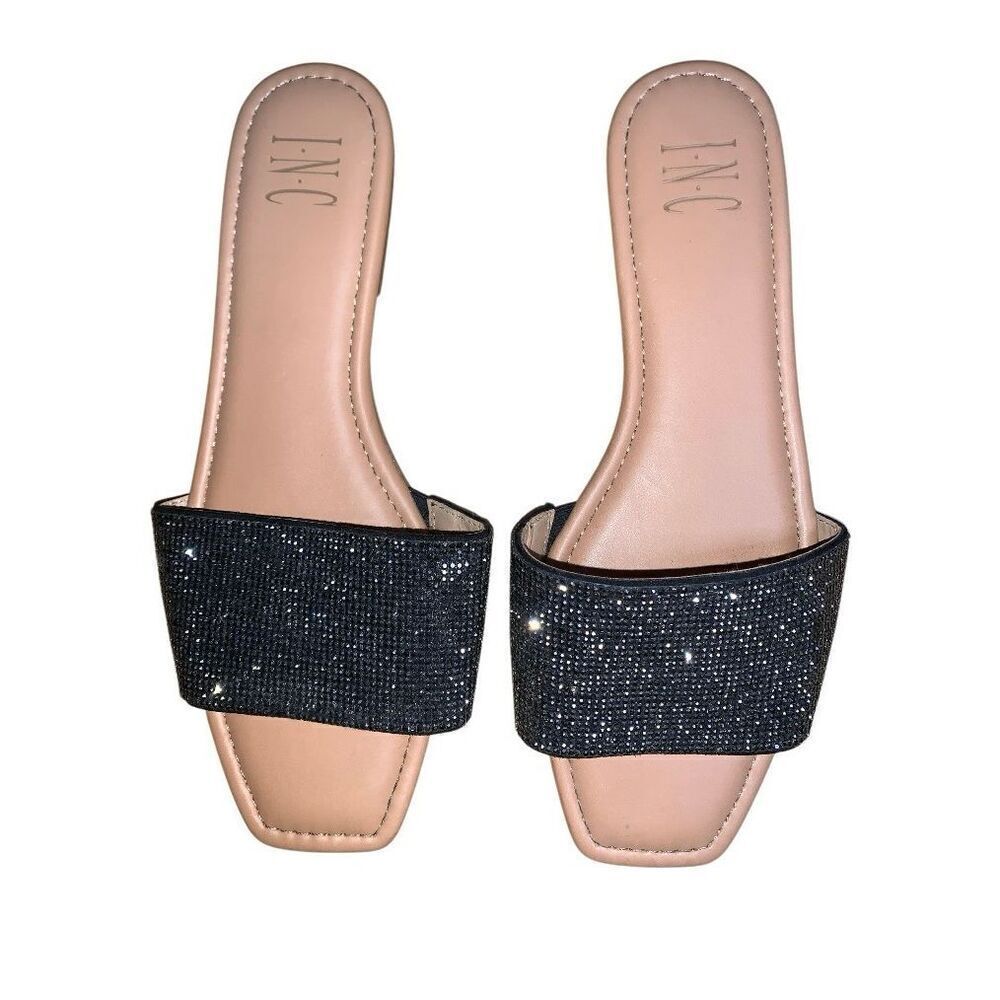 I.N.C Nataliah Rhinestone Slides